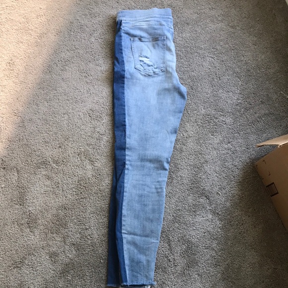 Spanx distressed side-stripe jeggings - Picture 3 of 6